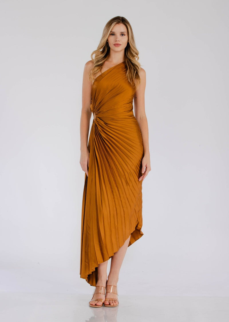 HELENA PLEATED GODDESS DRESS