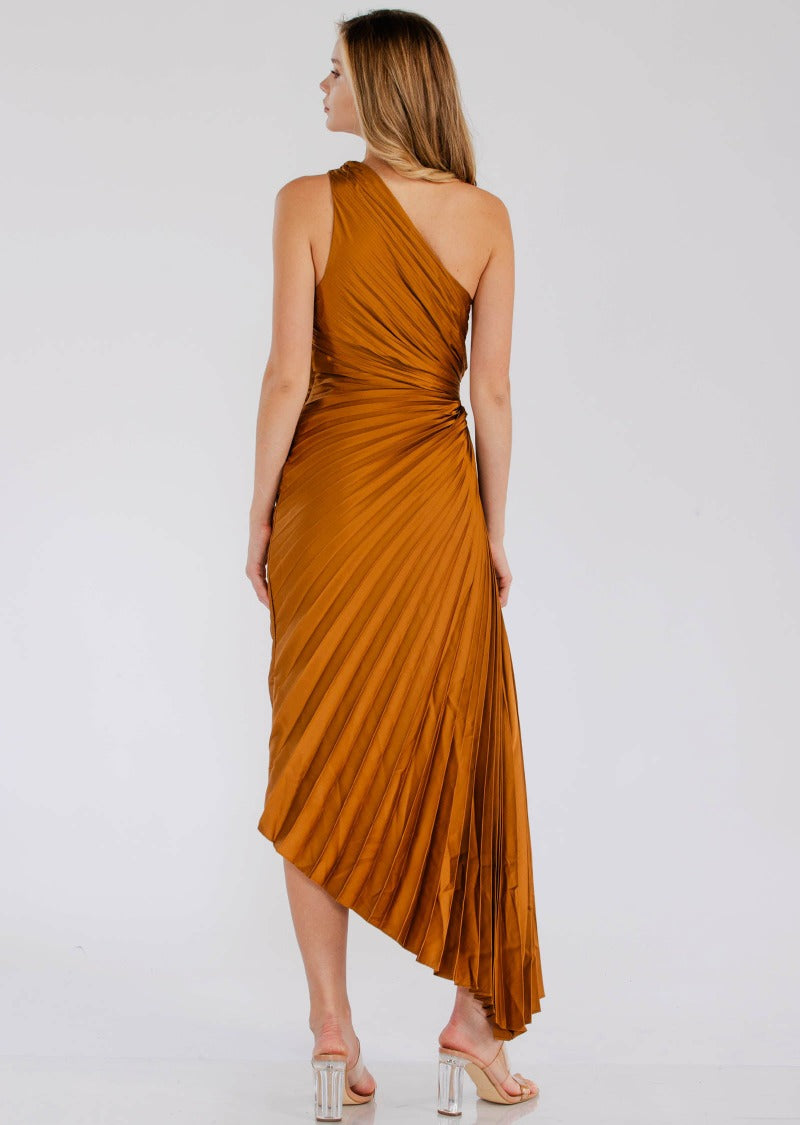 HELENA PLEATED GODDESS DRESS