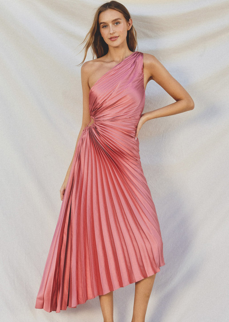 HELENA PLEATED GODDESS DRESS