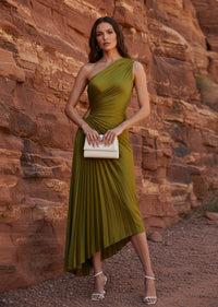 HELENA PLEATED GODDESS DRESS