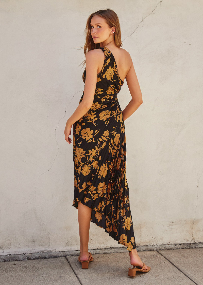 HELENA PRINTED GODDESS DRESS