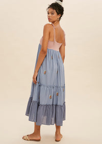 VIVIAN COLOR BLOCK DRESS