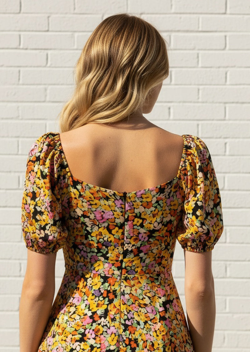 NATALIE DITSY FLORAL MINI DRESS