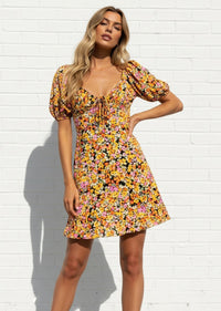 NATALIE DITSY FLORAL MINI DRESS