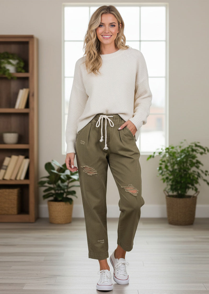 BILLIE DISTRESSED BOYFRIEND PANTS