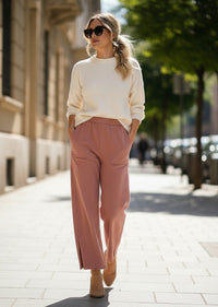 KATE WIDE LINEN PANTS