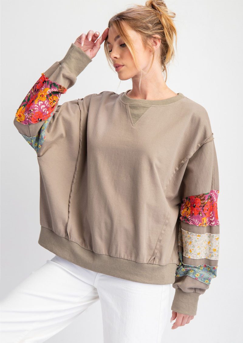 MOLLY BOHEMIAN PATCHES SWEATSHIRT