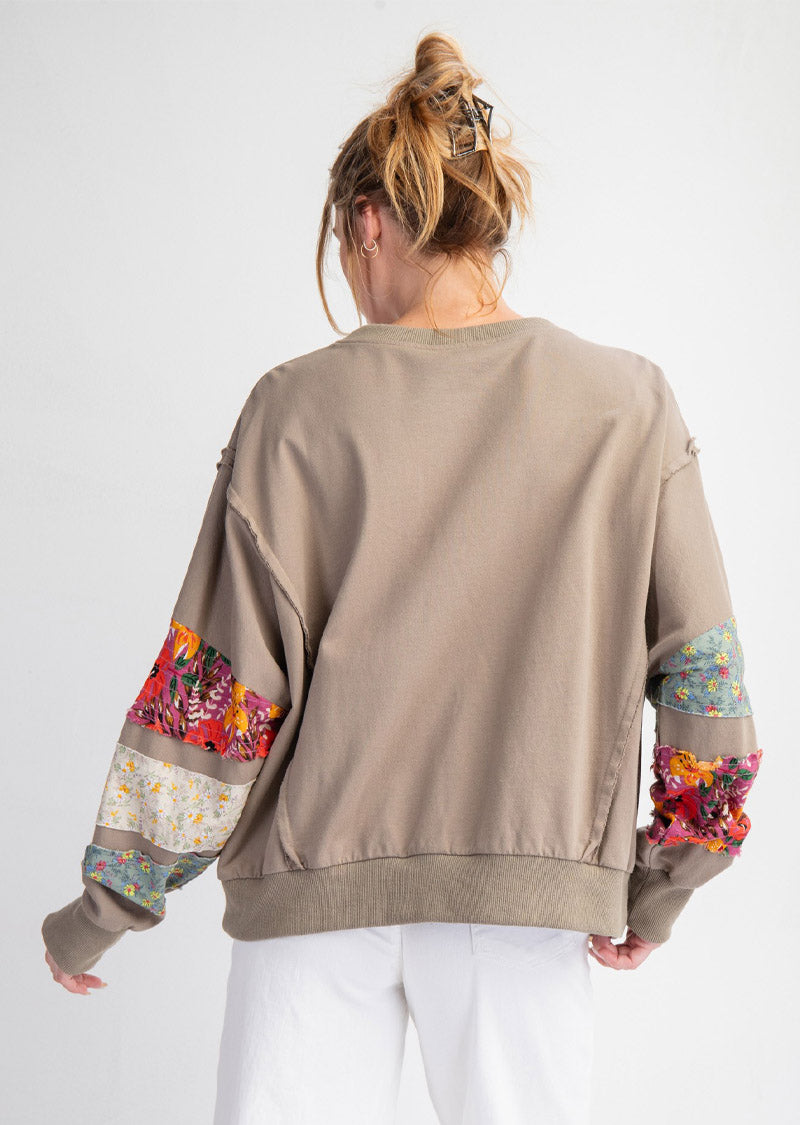 MOLLY BOHEMIAN PATCHES SWEATSHIRT