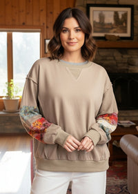 MOLLY BOHEMIAN PATCHES SWEATSHIRT