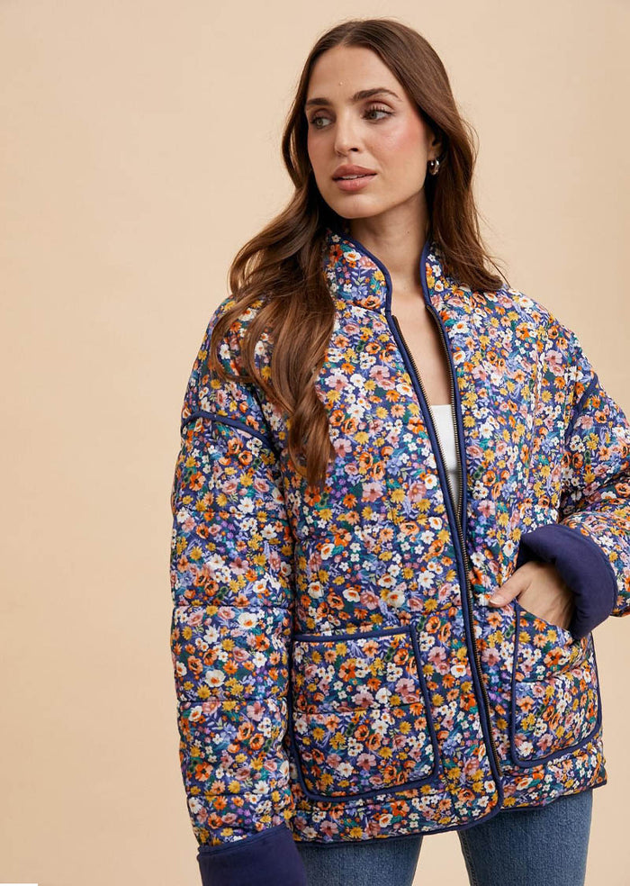 BELLA QUILTED FLORAL JACKET