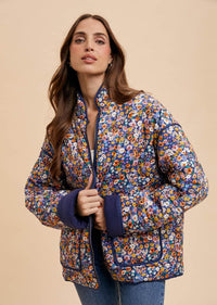 BELLA QUILTED FLORAL JACKET