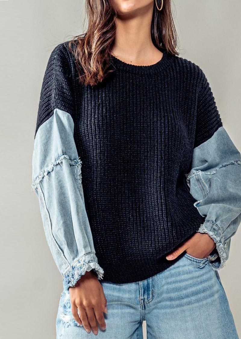 MILLA DENIM SWEATER