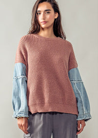 MILLA DENIM SWEATER