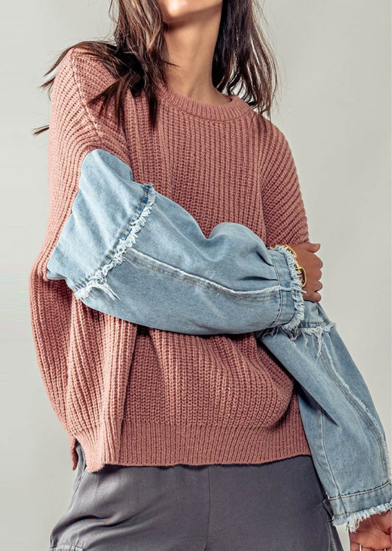 MILLA DENIM SWEATER