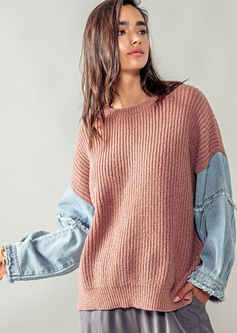 MILLA DENIM SWEATER