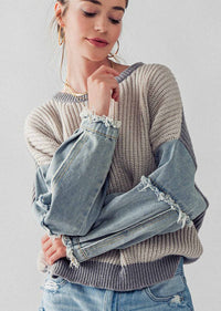 MILLA DENIM SWEATER