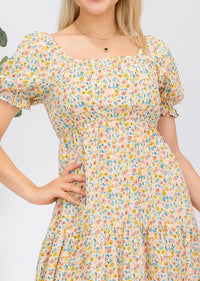 LANA FLORAL MIDI DRESS