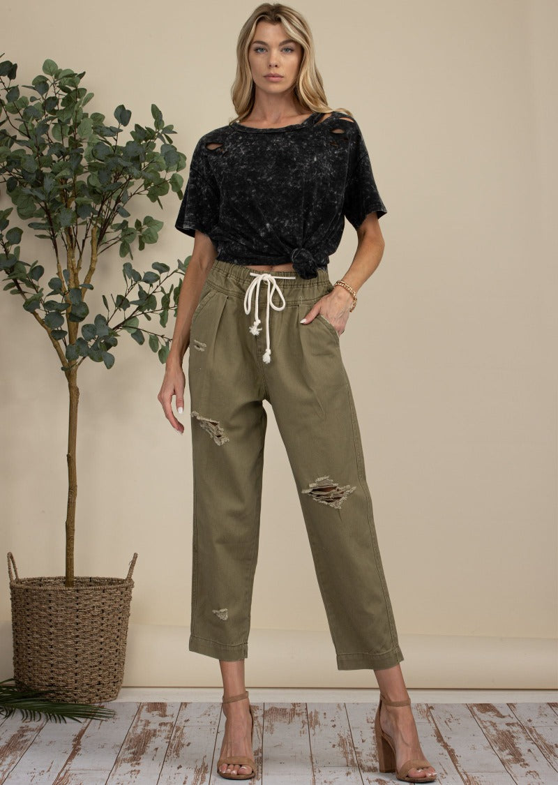 BILLIE DISTRESSED BOYFRIEND PANTS