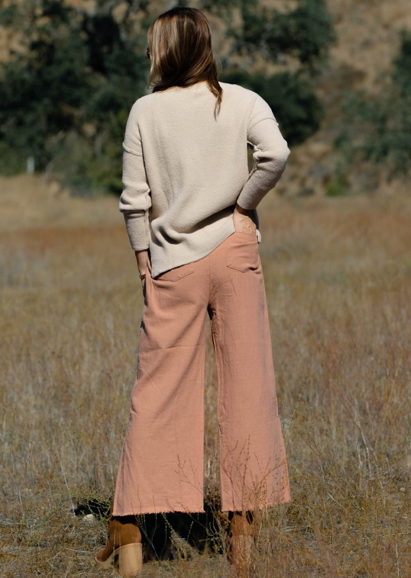 KATE WIDE LINEN PANTS