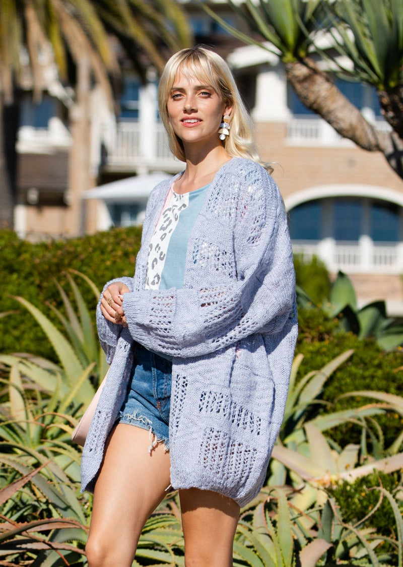 CLARE KNITTED OVERSIZE FIT CARDIGAN