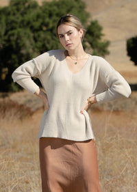 SUSANA BRUSHED KNIT TOP