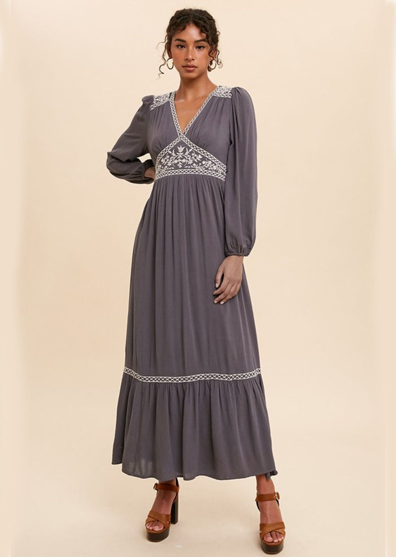 HELEN EMBROIDERED DRESS