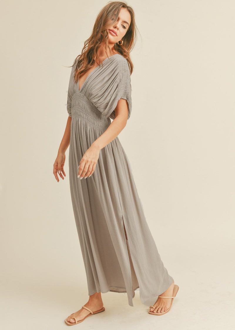 MILLA SMOCKED MAXI DRESS