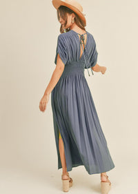 MILLA SMOCKED MAXI DRESS